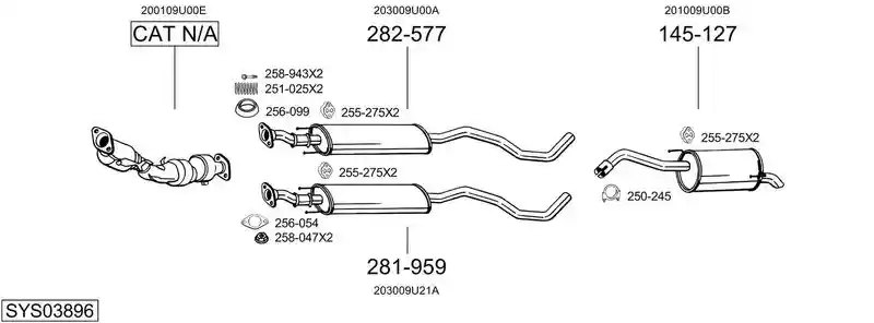 BOSAL SYS03896