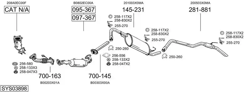 BOSAL SYS03898