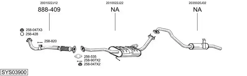 BOSAL SYS03900