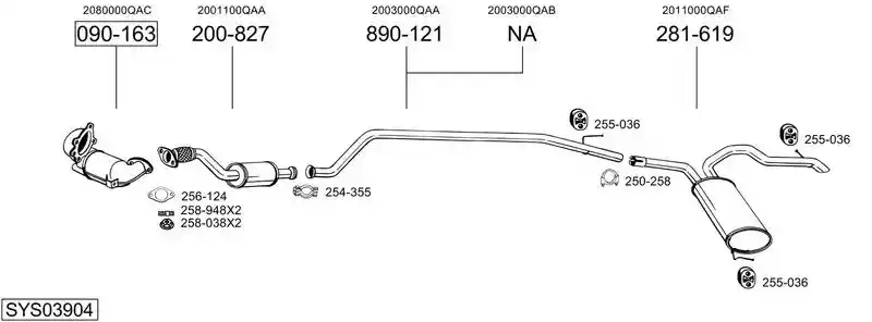 BOSAL SYS03904