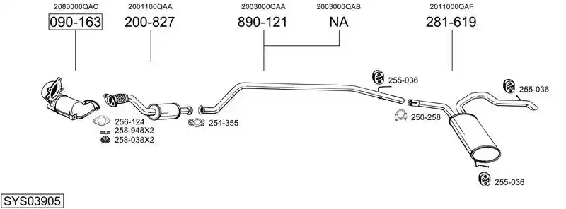 BOSAL SYS03905