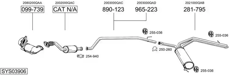 BOSAL SYS03906