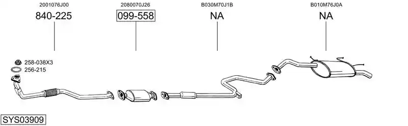 BOSAL SYS03909