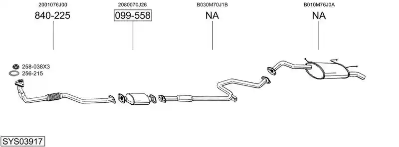 BOSAL SYS03917