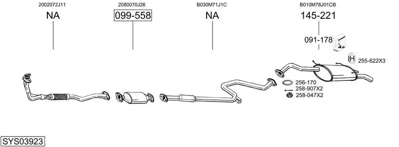 BOSAL SYS03923