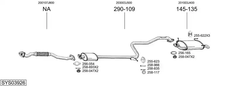 BOSAL SYS03926