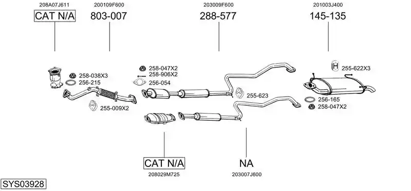 BOSAL SYS03928