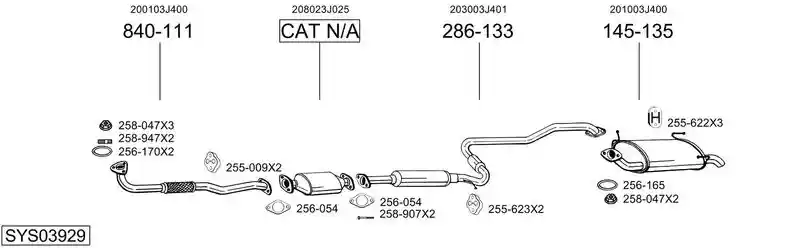 BOSAL SYS03929