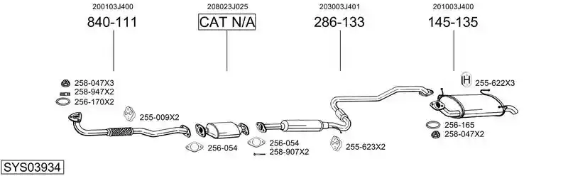 BOSAL SYS03934