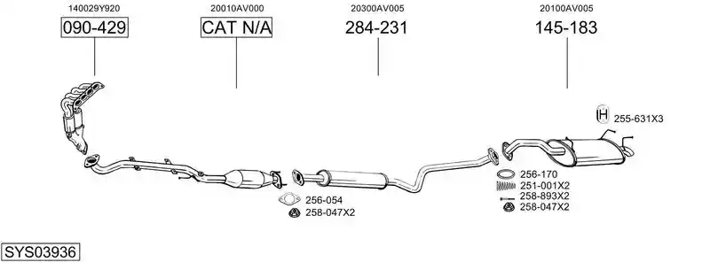 BOSAL SYS03936
