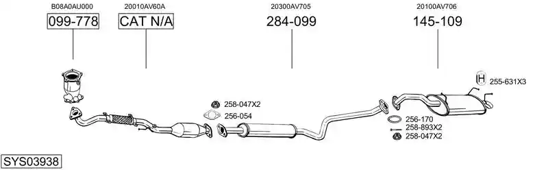 BOSAL SYS03938