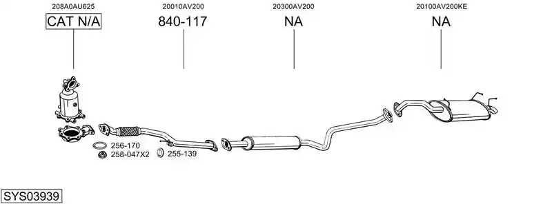 BOSAL SYS03939