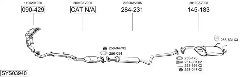 BOSAL SYS03940
