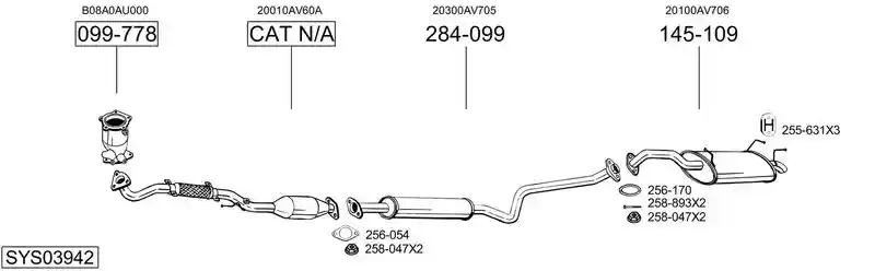 BOSAL SYS03942