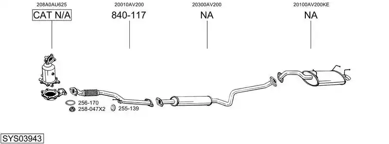 BOSAL SYS03943