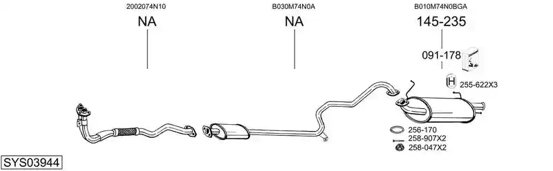 BOSAL SYS03944