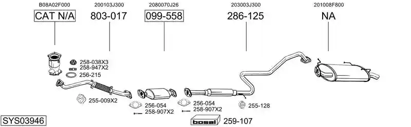 BOSAL SYS03946