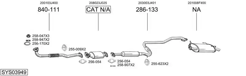 BOSAL SYS03949