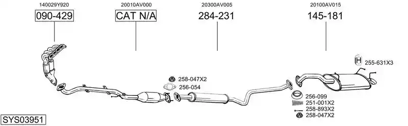 BOSAL SYS03951