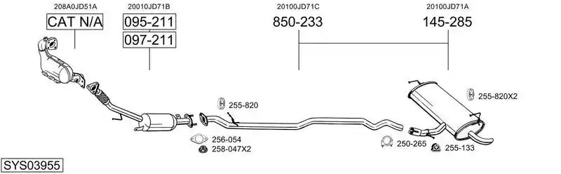 BOSAL SYS03955