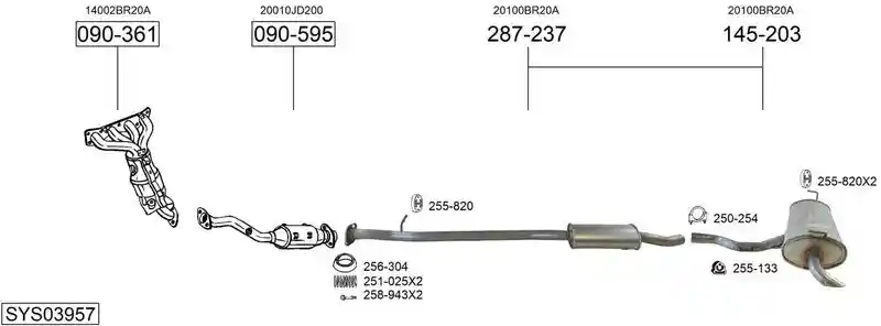 BOSAL SYS03957