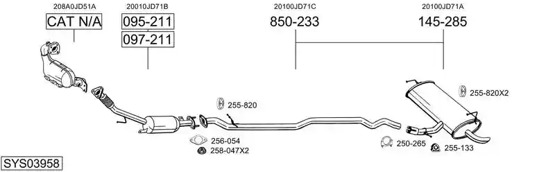 BOSAL SYS03958