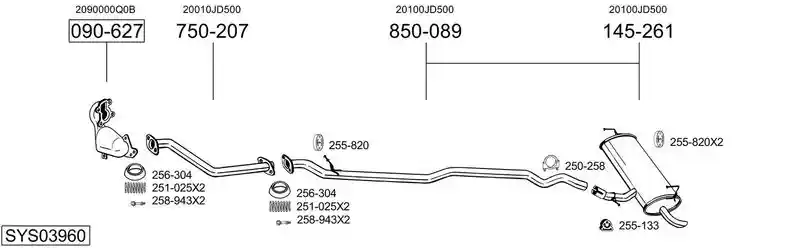 BOSAL SYS03960