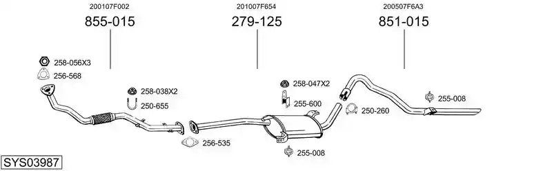 BOSAL SYS03987