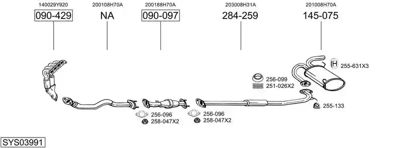 BOSAL SYS03991