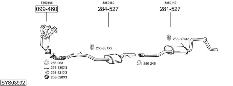 BOSAL SYS03992