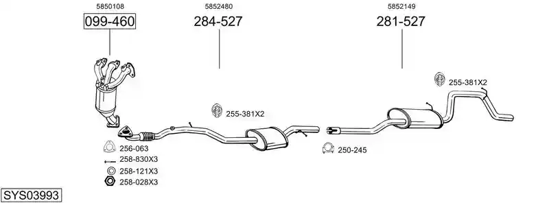 BOSAL SYS03993