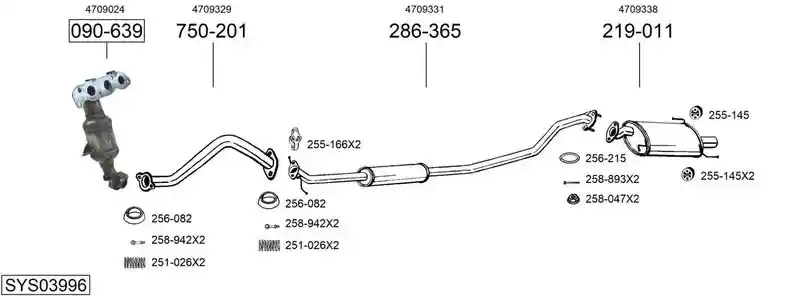 BOSAL SYS03996