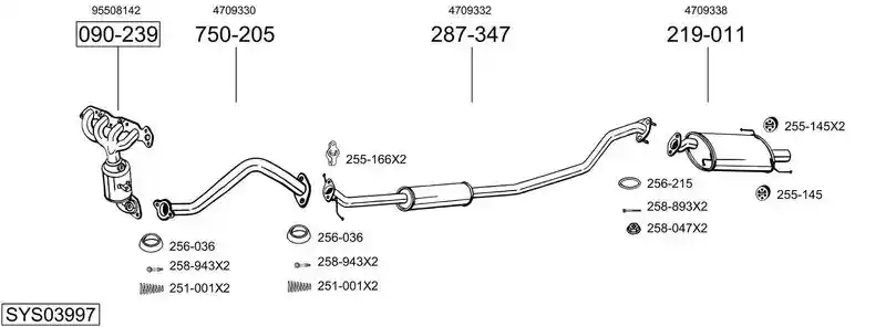 BOSAL SYS03997