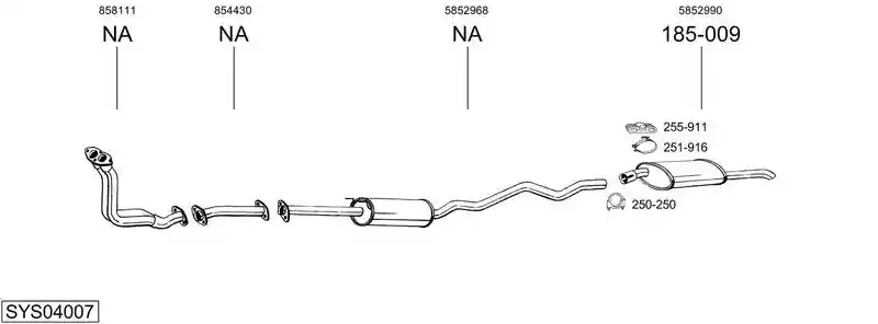 BOSAL SYS04007