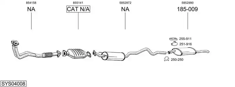 BOSAL SYS04008