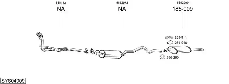 BOSAL SYS04009