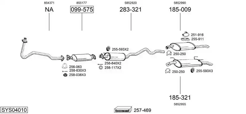 BOSAL SYS04010