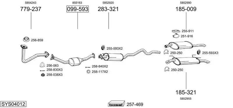 BOSAL SYS04012