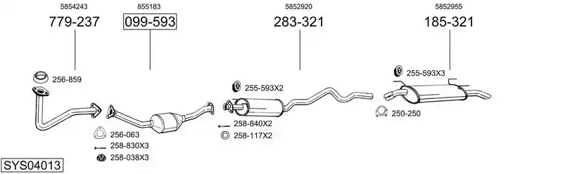 BOSAL SYS04013