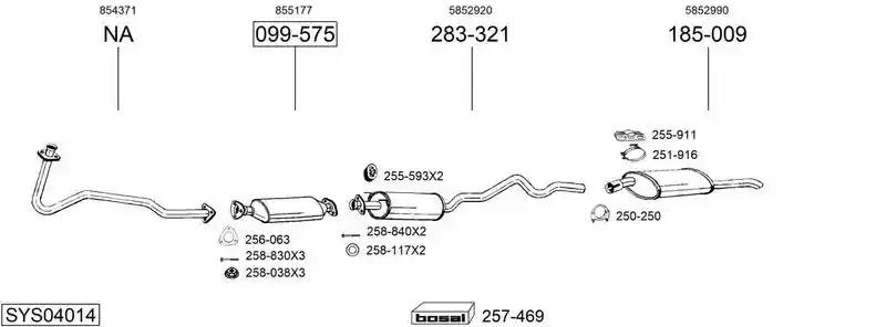 BOSAL SYS04014