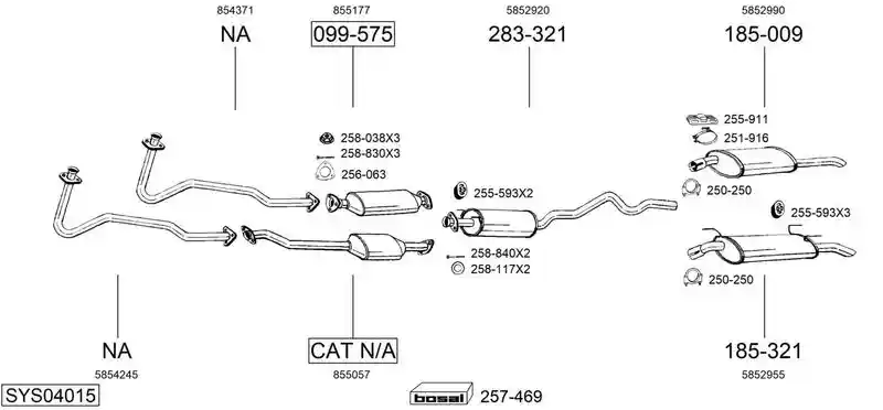 BOSAL SYS04015