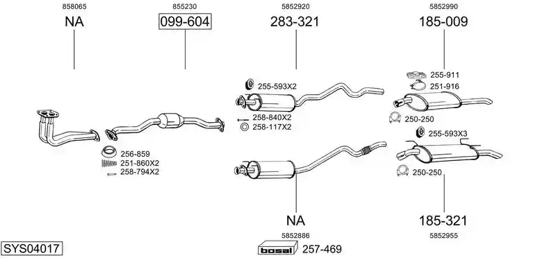 BOSAL SYS04017