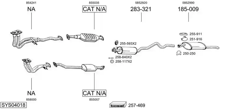 BOSAL SYS04018