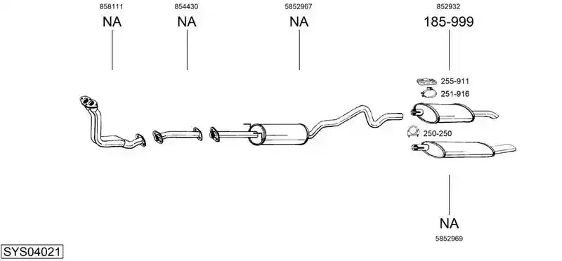 BOSAL SYS04021