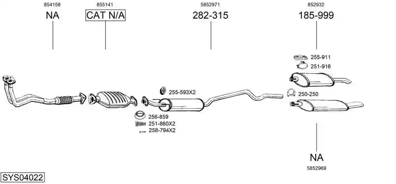 BOSAL SYS04022