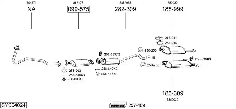 BOSAL SYS04024