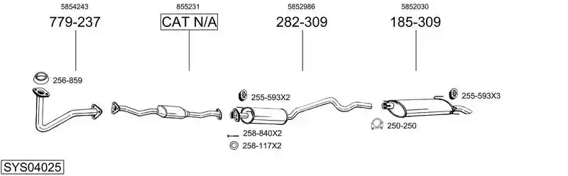 BOSAL SYS04025