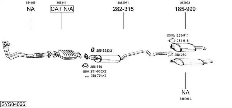 BOSAL SYS04026