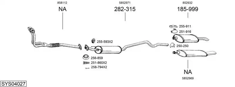 BOSAL SYS04027