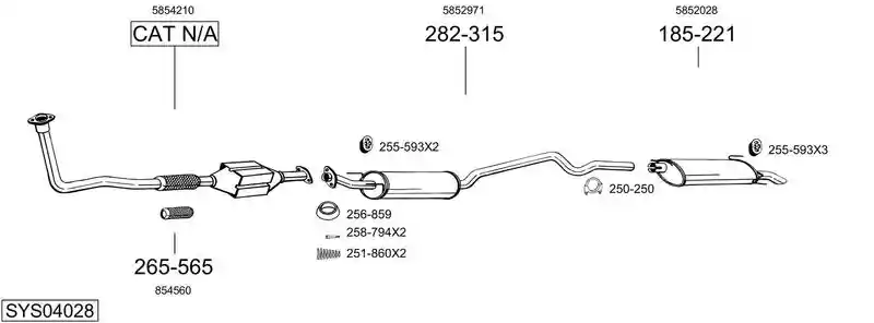 BOSAL SYS04028
